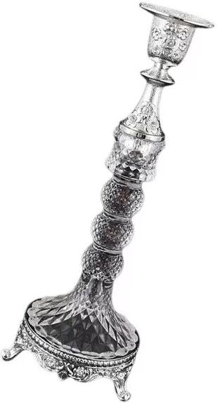 INF Élégant chandelier chrysanthème - Chandelier à une tête en alliage de zinc pour la décoration intérieure Argent