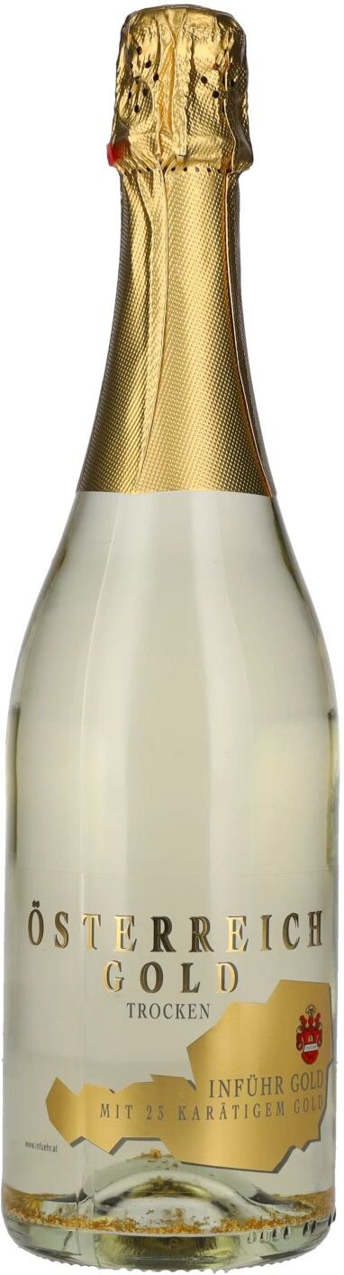 Wein- und Sektkellerei Inführ Österreich Gold - mit 23 Karat Blattgold 9,5% Vol. 0,75l