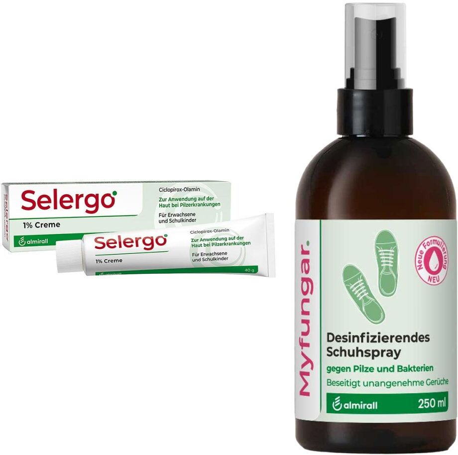 Selergo 1% + Myfungar Desinfizierendes Schuhspray