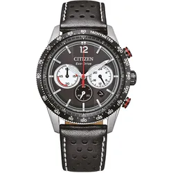 Citizen CA4717-06E Eco-Drive Herrenuhr Racing Chronograph Schwarz
