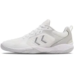 hummel, Unisex, Hallenschuhe, Speed Court (50), Weiss, Grau