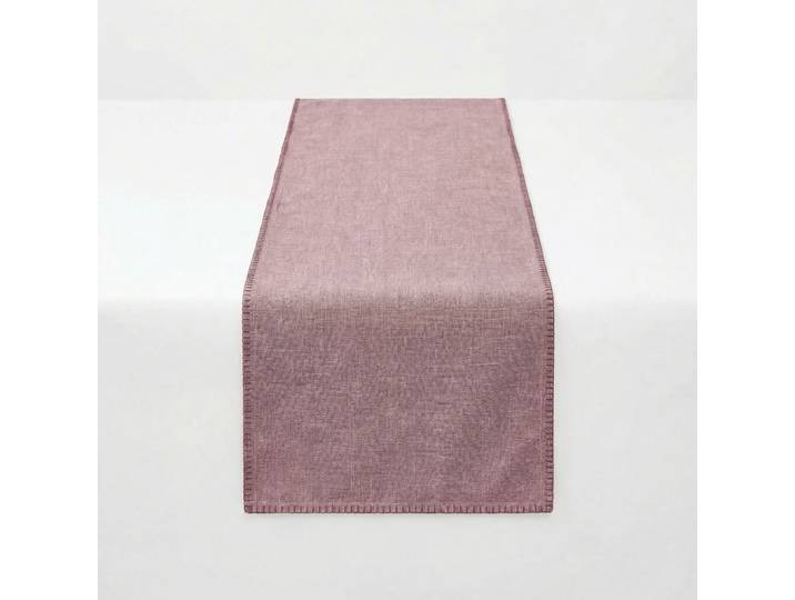 Tischläufer OTTO HOME Tischläufer rose 45x150cm , rosa, 1 Stk., rechteckig, Baumwolle, Tischdecken, Tischläufer