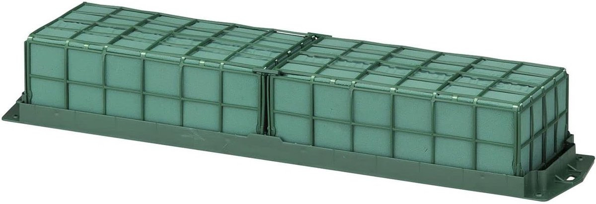 2 stuks Bloemschikschuim Oasis met waterreservoir - Groen - 54 cm