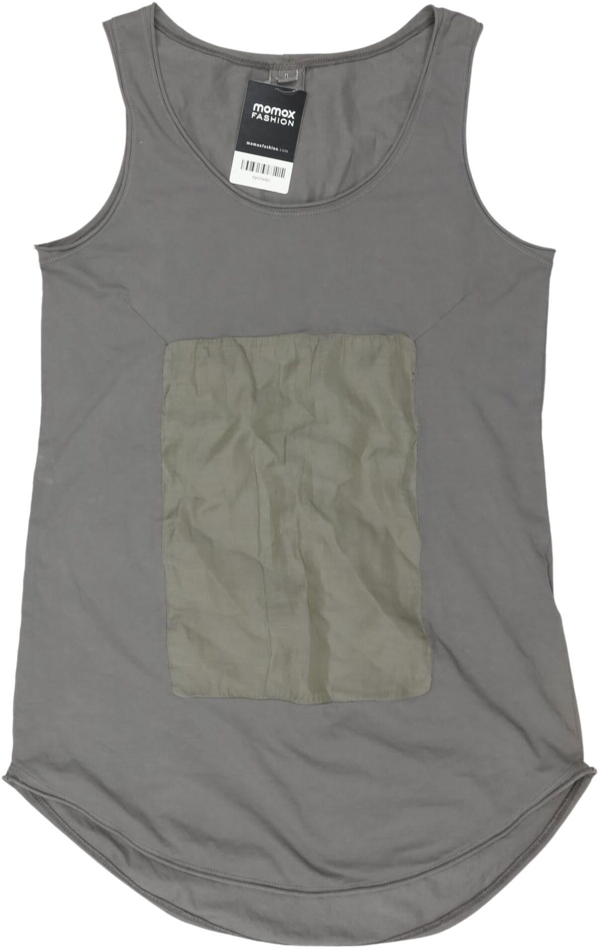 European Culture Damen Top, Grau, Gr. L, Elasthan / Baumwolle - Second Hand
