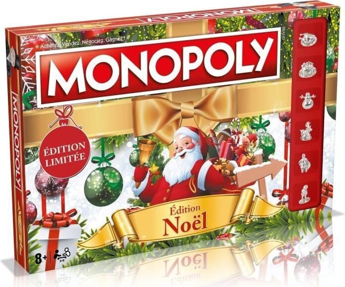 Winning Moves Monopoly Kersteditie familiespel