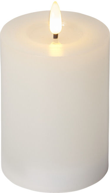 Star Bougie LED blanche 061-40-1 7,5 x 12,5 cm scintillante (061-40-1)