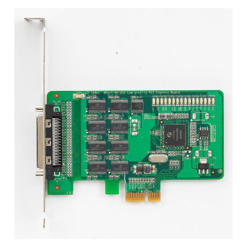 Moxa CP-168EL-A - Serieller Adapter - PCIe Low-Profile (CP-168EL-A)