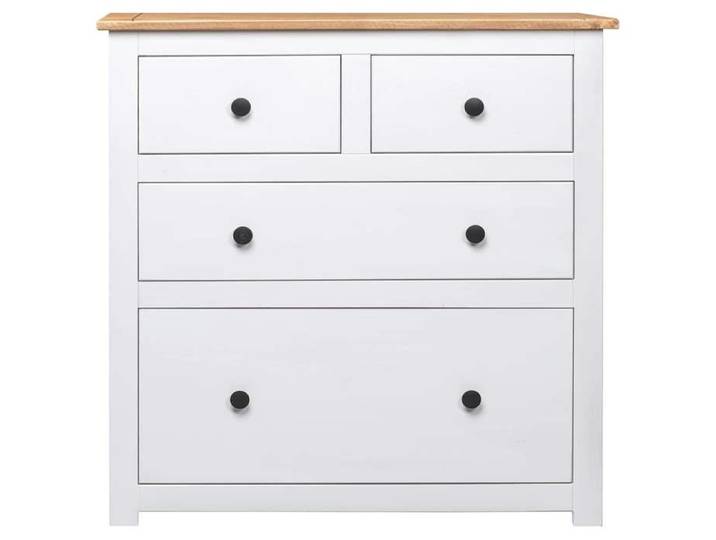 Meuble rangement - Buffet Blanc 80x40x83 cm Pin Gamme Panama poisd:20kg &4020