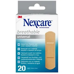 Nexcare Breathable Universal Pflaster 19Mm X 72Mm 20 ST