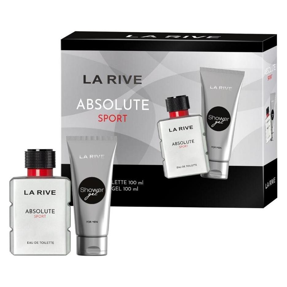 La Rive Man Zestaw Absolute Sport Set Edt 100ml/Sg (Körperpflegeset, Parfum Set) (5903719642873)