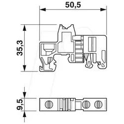 PHOE 1201442 - Endhalter für Hutschiene