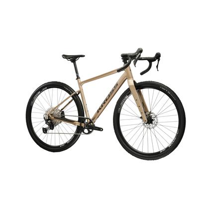 Gravelbike KROSS "Gabel Carbon Esker 5.0 28" braun 12 Gänge 2026" Gr. 51, braun, braun, Fahrräder, 51cm, 28 Zoll (71,12cm) hinten: 28 Zoll (71,12cm), Gabel aus Carbon