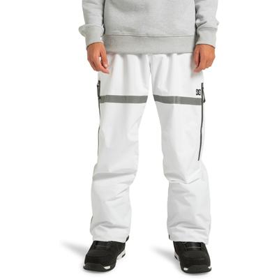 Snowboardhose DC SHOES "Squadron 30K", Herren, Gr. M, Normalgrößen, weiß, Obermaterial: 100% Polyester., Hosen