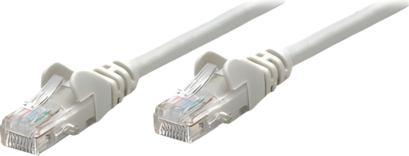 Intellinet Patchkabel RJ45 U/UTP Cat5e 0,5m met hebelschutz - Grijs