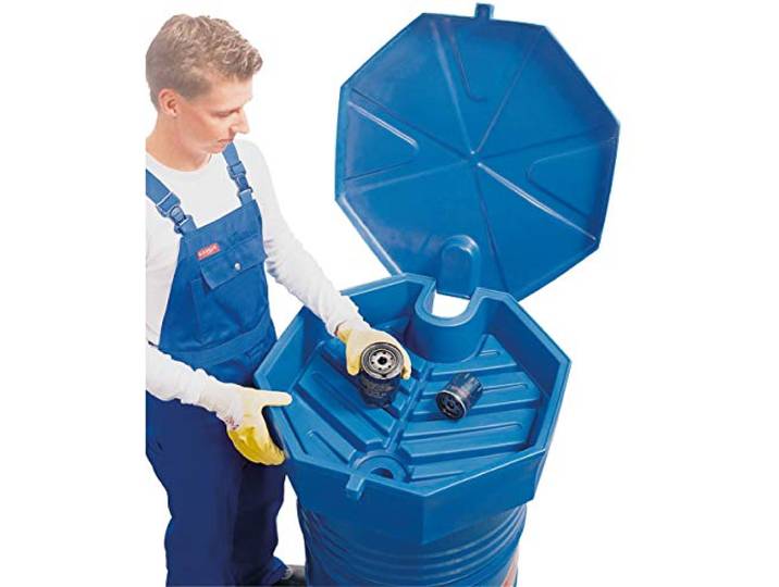 ASECOS Fasstrichter mit Sieb (PE)