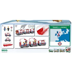 Ravensburger BRIO World - Trains of the World Londoner U-Bahn mit Licht und Sound