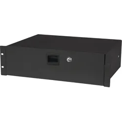 Showgear 19 Inch Drawer with keylock 3HE (483 x 350 x 132 mm, LxBxH)/7,7 kg