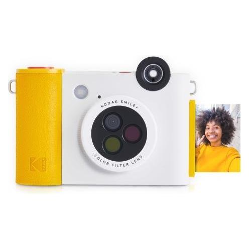 Kodak SMILE+ Instant Print Camera, 2x3", White (RODSMPCAMW)