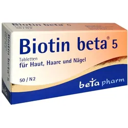 Biotin BETA 5 Tabletten 50 St