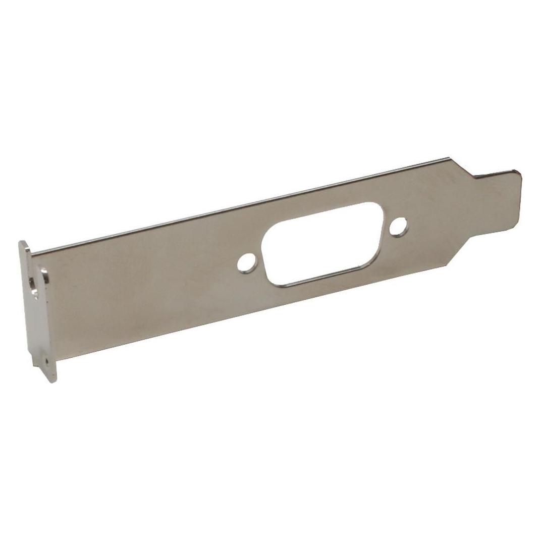 InLine Slotblech, mit 9-pol Sub D Aussparung, Low Profile, bulk (33208D)