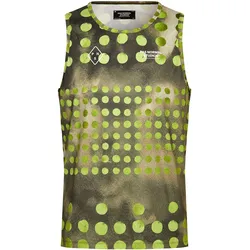 Pas Normal Studios T.K.O. Balance Singlet Ärmelloses Laufshirt - t.k.o. moss green - M