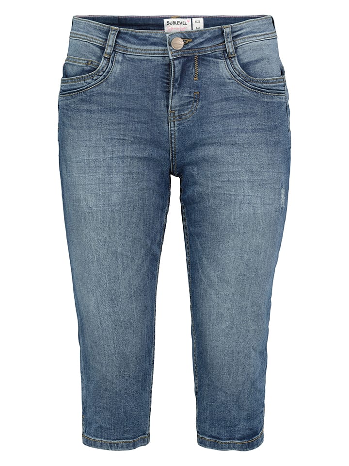 Sublevel Jeans-Caprihose - Skinny fit - in Hellblau - XS