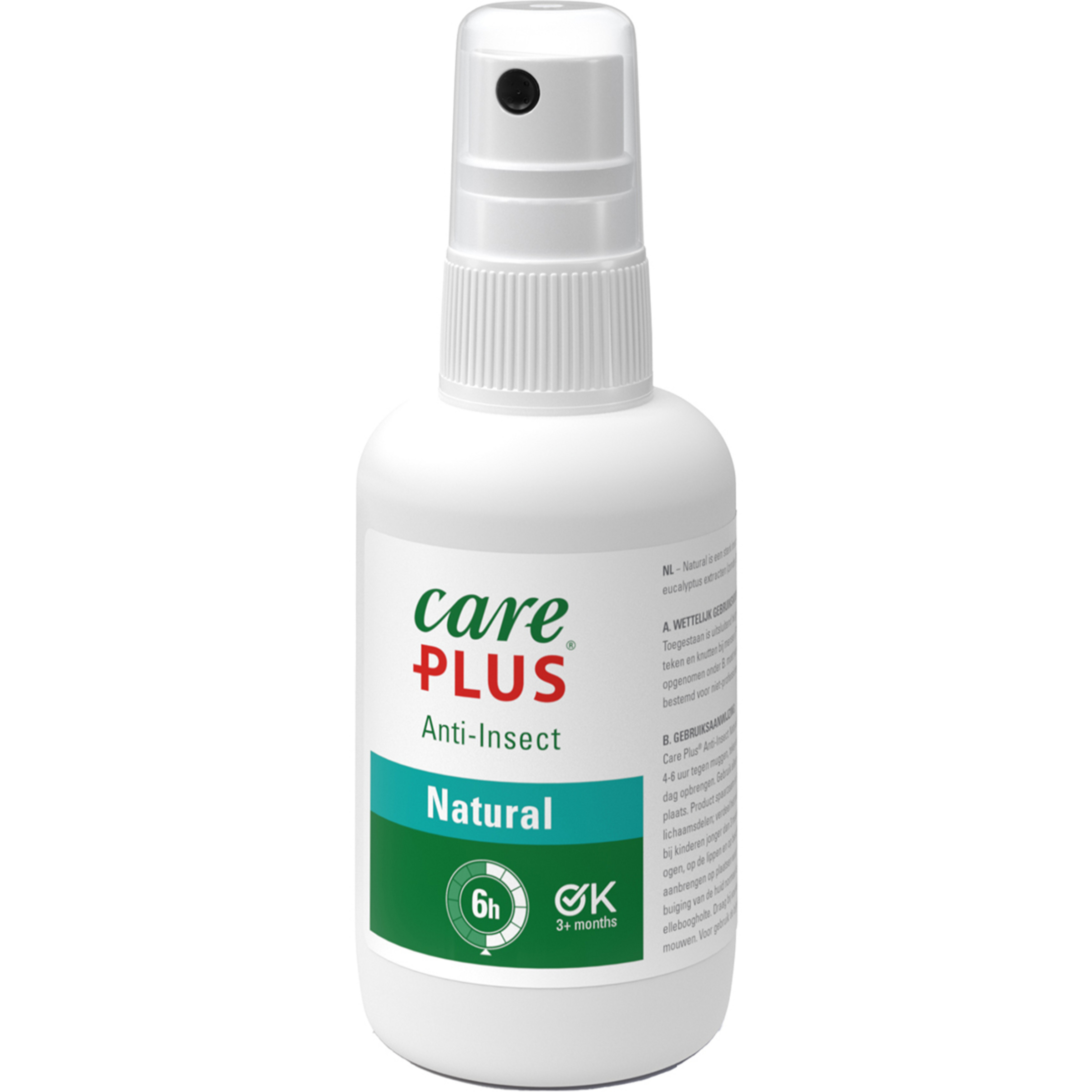 Care Plus Anti-Insect Natural Spray Insektenschutz weiss Größe 60ml Camping | Reise