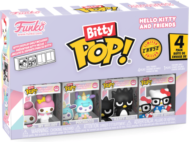 Bitty Pop! Hello Kitty and Friends 4-Pack - Funko - Choose Your Chase Figure