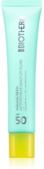 Biotherm Aquascreen Activewear Daily UV Fluid SPF 50+ fluido facial SPF 50+ 40 ml. Aquascreen Activewear Daily UV Fluid SPF 50+