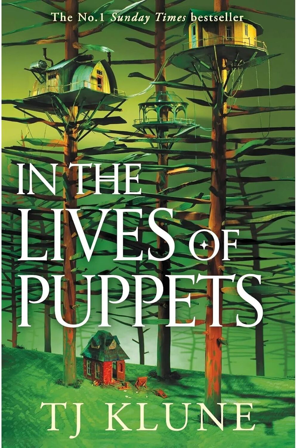 Tor TJ Klune 3 Book Set - House in the Cerulean Sea, Under the Whispering Door, In the Lives of Puppets - Adult Fantasy Fiction Paperback Collection