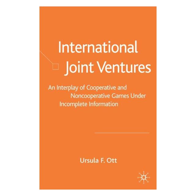 Palgrave Macmillan Uk Ott:International Joint Ventures (63029373)