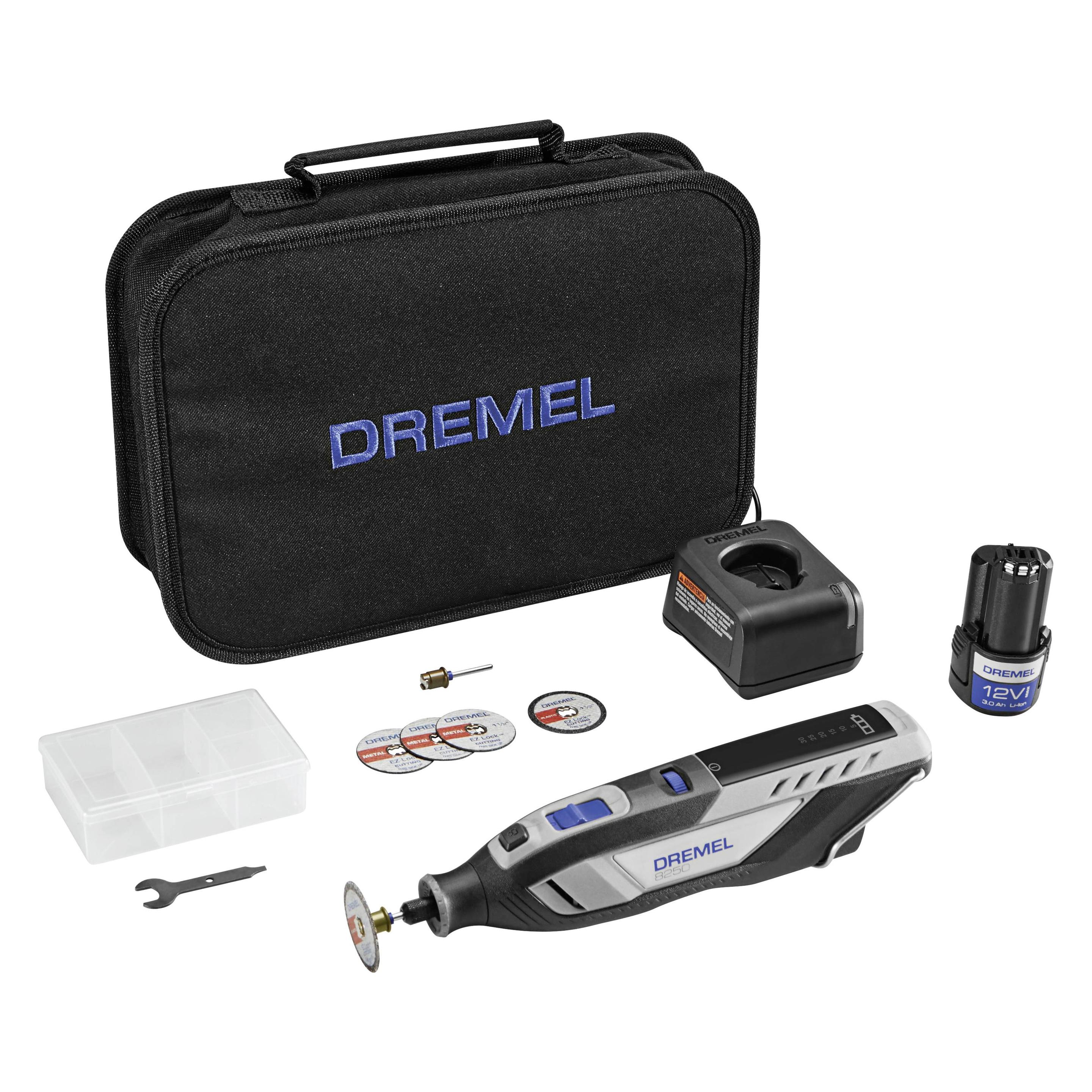 Dremel Akku-Multifunktionswerkzeug 8250 (Rotationswerkzeug) (F0138250JA)