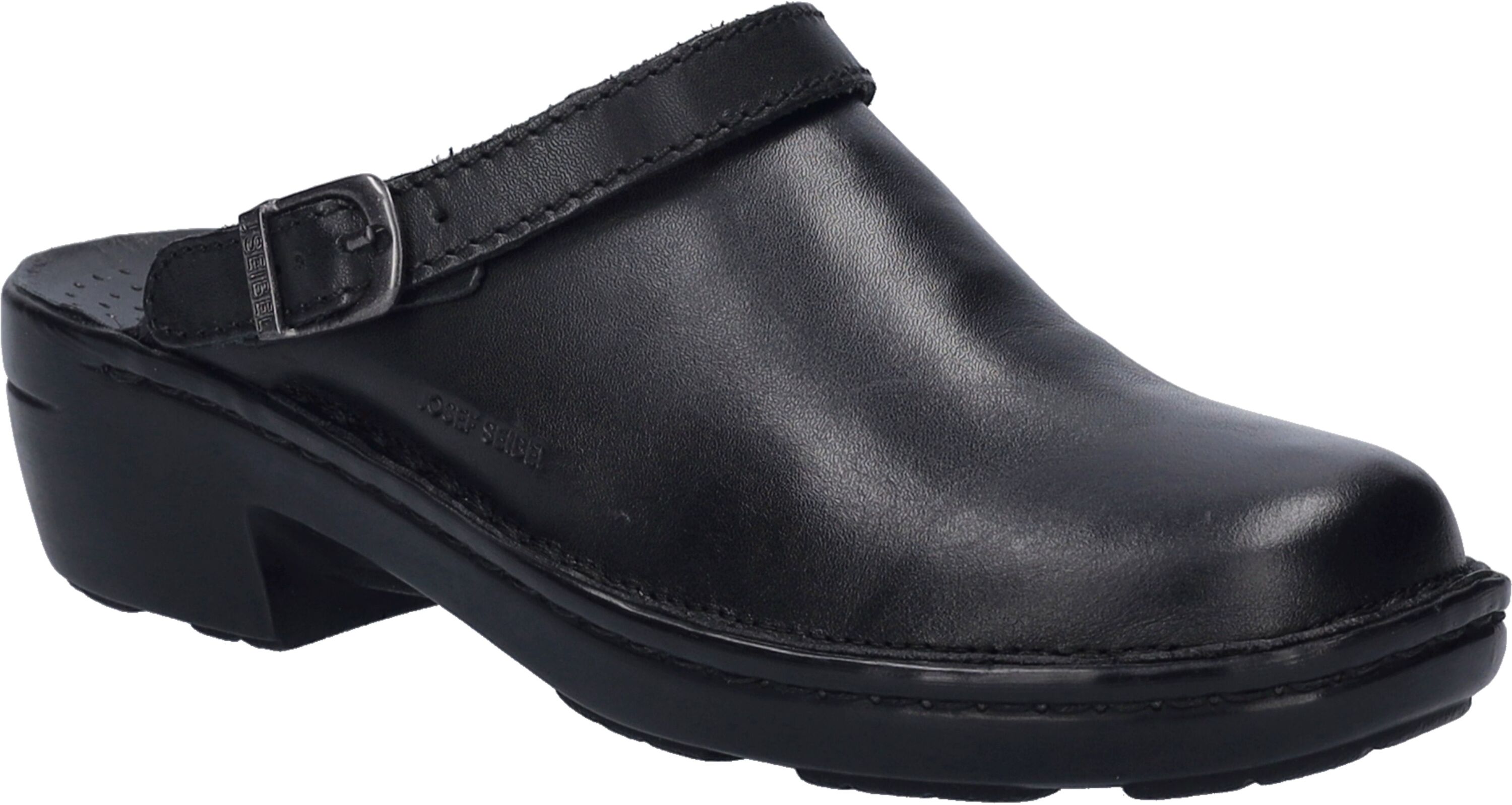 Clog JOSEF SEIBEL "Betsy, schwarz", Damen, Gr. 36, schwarz, Obermaterial: 100% Rindsleder Leather cow., Schuhe Clog