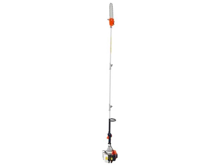 VEVOR Élagueuse Thermique sur Perche 2 Temps 43 cc\, Élagueuse sans Fil Essence\, avec Tête Rotative\, Perche Extensible 2\,16-3\,66 m\, Guide-chaîne 25\,4 cm\, Réservoir Carburant 850 ml\, pour Élagage Arbres
