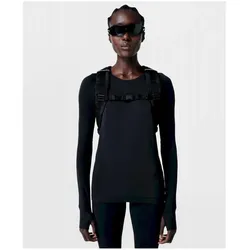Sweaty Betty, Damen, Sportshirt, Athlete Seamless Workout Long Sleeve Top (M), Schwarz