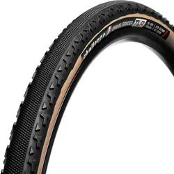 Gravel-Reifen Gravel Grinder TLR Clincher, Challenge
TLR-Series, 120 TPI, Vulcanized-Compound, Reifenflanke: dunkelbraun, 
für 17-25 mm Maulweite Empfohlener Reifendruck 2.2-3.7 bar (max. 5)
Größe: 38-622, Farbe: Schwarz/dunkelbraun, Gewich