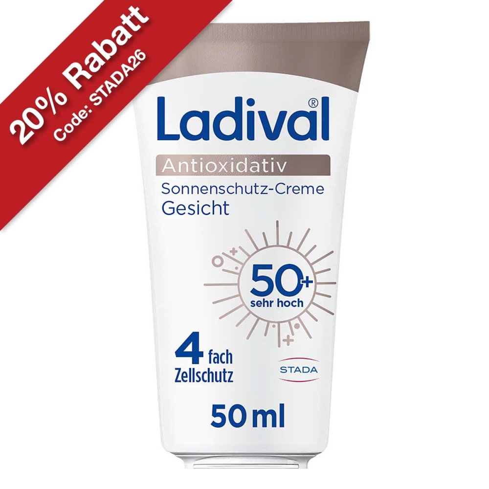 STADA Consumer Health Deutschland GmbH Ladival Antioxidativ Sonnenschutz-Creme Gesicht LSF 50+ 19099432