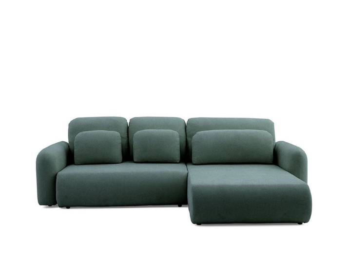Muffo Ecksofa NEST, Schlaffunktion, Bettwäschebehälter