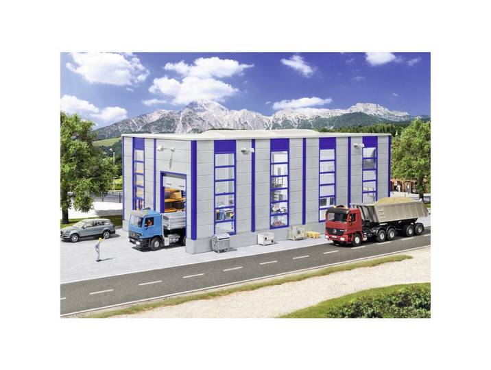 Kibri Modelleisenbahn-Gebäude Kibri 39254 H0 LKW Reparaturhalle, modern