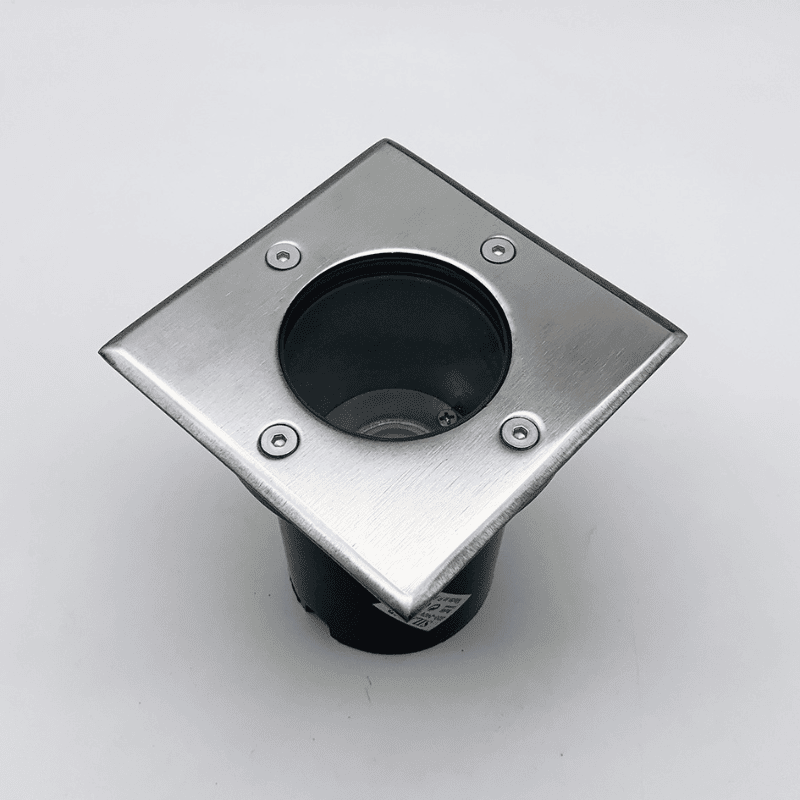 Silamp Spot LED Extérieur Encastrable Carré pour Ampoule GU10