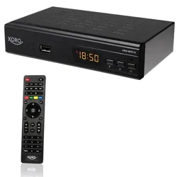 XORO HRS 8659 V2 – HD-Satellitenreceiver mit DVB-S2, HDMI, SCART, USB-Mediaplayer & Unicable