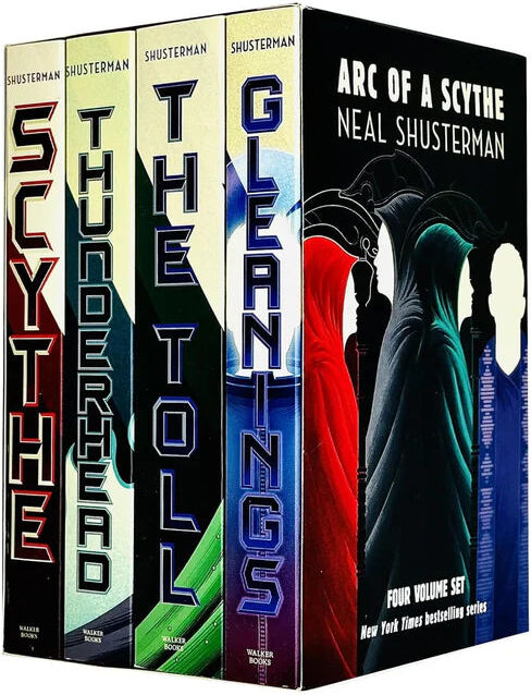Walker Books Arc of a Scythe Series 4 Books Collection Set by Neal Shusterman - Scythe, Thunderhead, The Toll & Gleanings - YA Paperback - Ages 12+