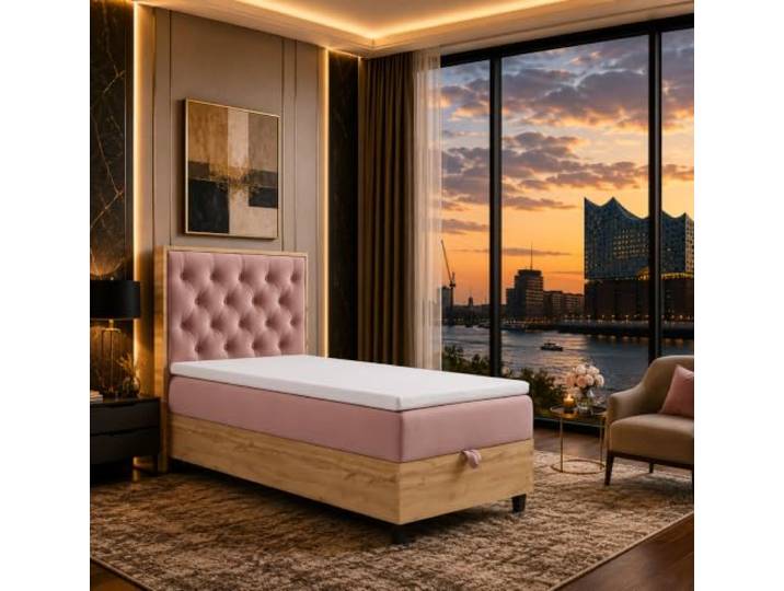 Best For Home Boxspringbett Trinity K-14 mit Bettkasten Matratze und Topper