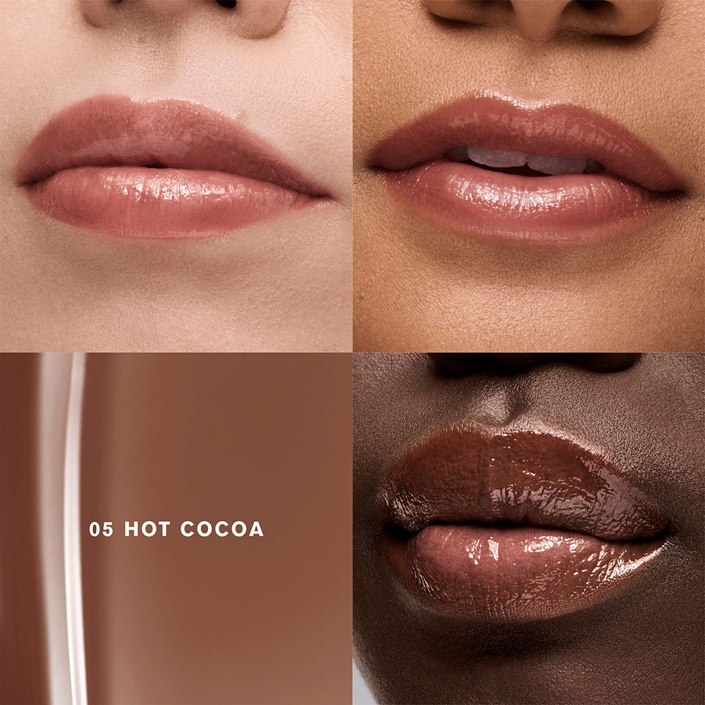 Estée Lauder Glossy Pout aceite de labios #05-Hot Cocoa
