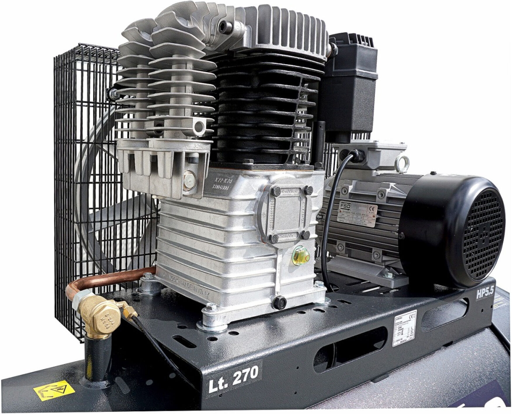 Aerotec 650-270 PRO-10 Bar liegend K25 Kolbenkompressor (2010194)