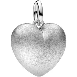 Pandora 734908C00 Charm-Anhänger Mattes Herz Silberfarben