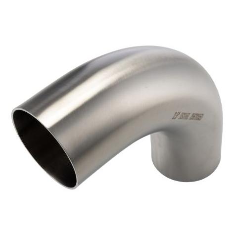 RS PRO Edelstahl-Rohrverschraubung Bogen 63.5mm (Winkelverbindung) (2654075)