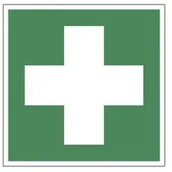 LimarLite Rettungszeichen »Erste Hilfe [E003]« 10 x 10 cm Folie (0,4 mm), 10x10 cm