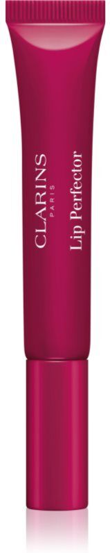 Clarins Lip Perfector Shimmer Læbeglans med fugtgivende virkning Skygge 08 Plum Shimmer 12 ml