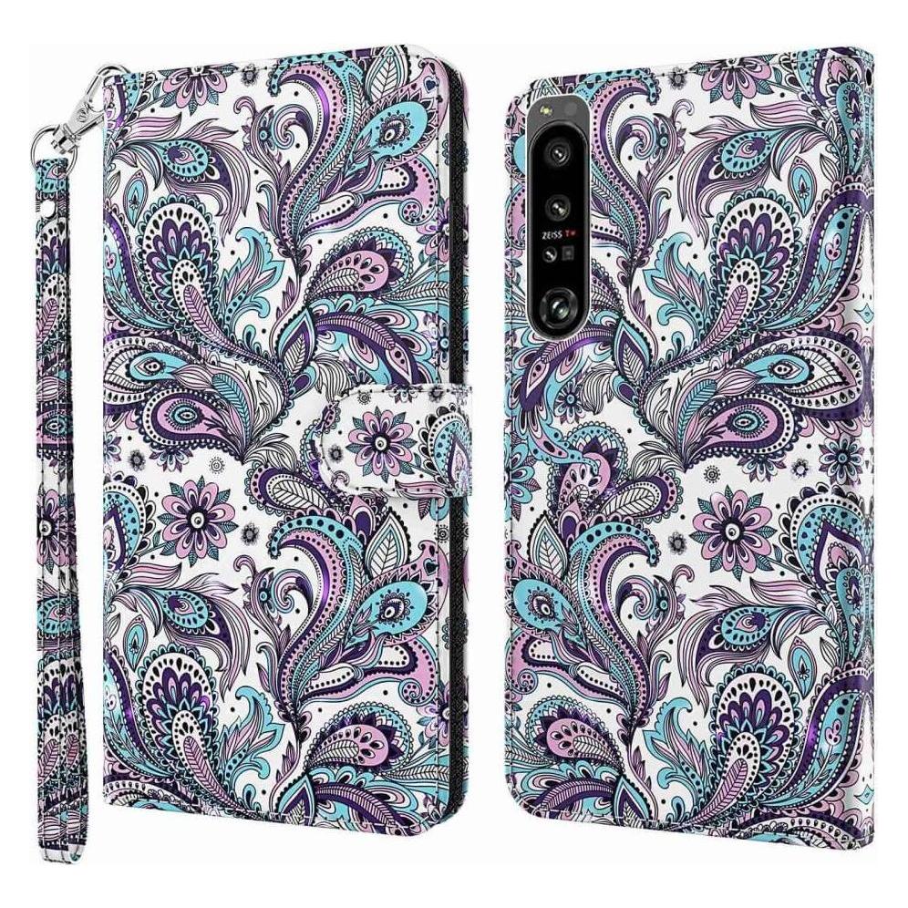 Cover-Discount Sony Xperia 1 IV - Leder Hülle Paisley (Sony Xperia 1 IV) (660103680E)